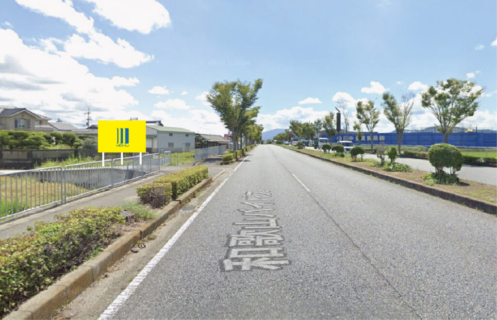 和歌山市北212の野立て看板枠画像