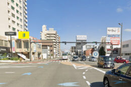 和歌山市田中町の壁面看板枠画像です